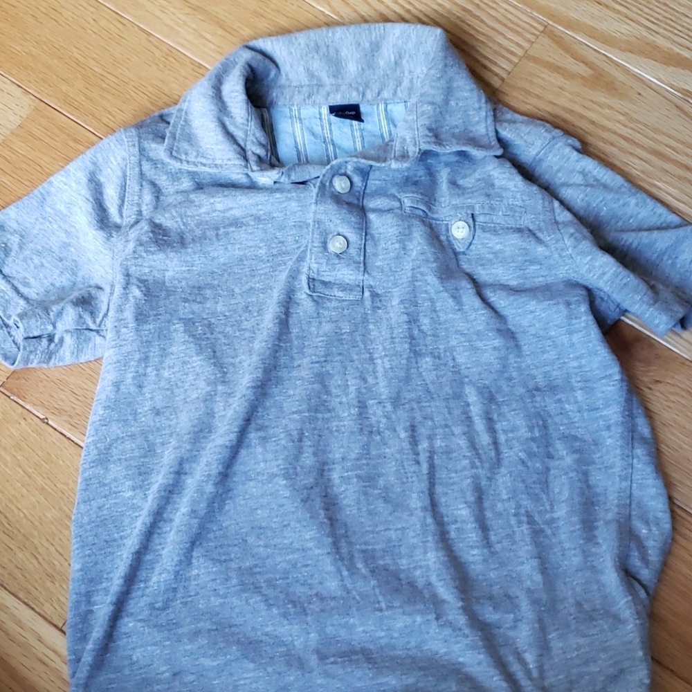 Boys greey Polo shirt